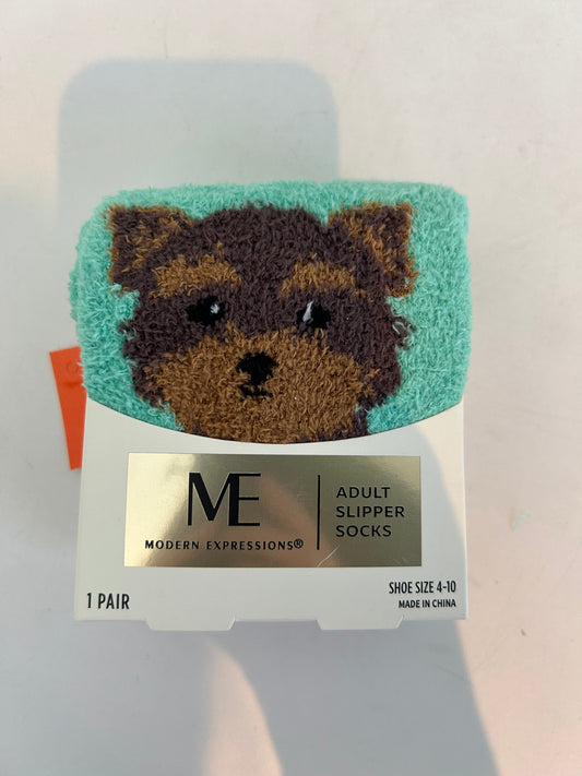 Socks By Clothes Mentor In Green & Purple, Size: 0