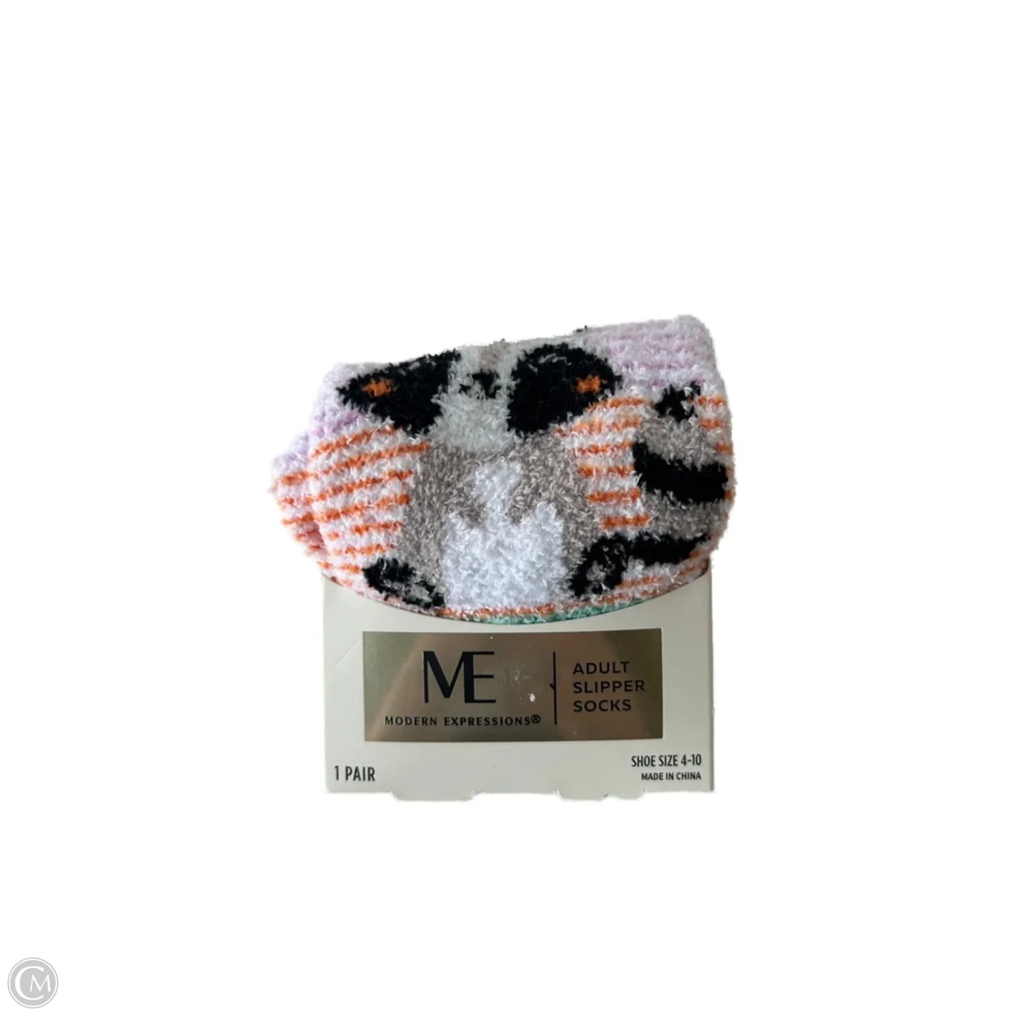 Socks By Clothes Mentor In Green & Purple, Size: 0