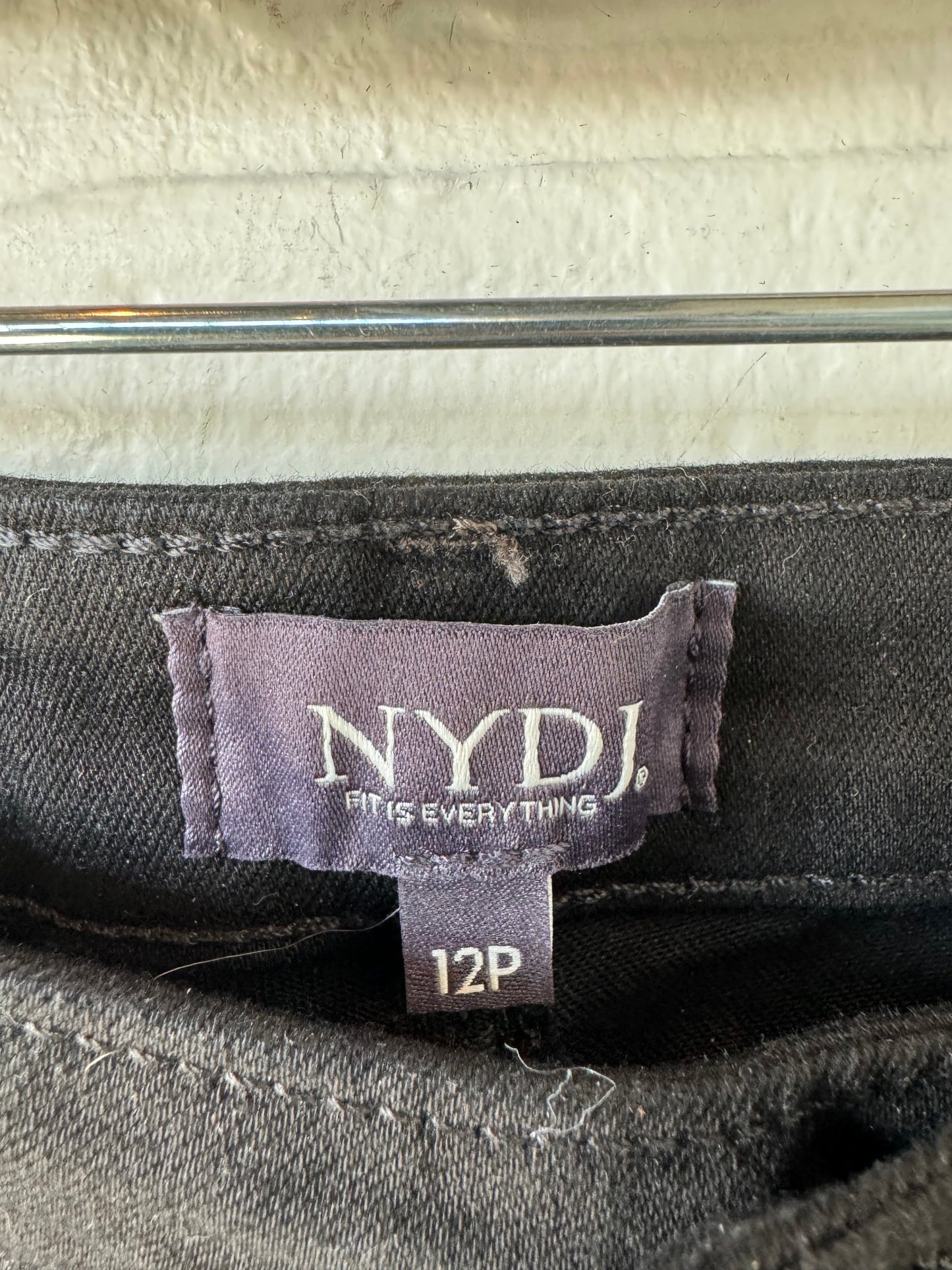 Jeans Boot Cut By Not Your Daughters Jeans In Black Denim, Size: 12p