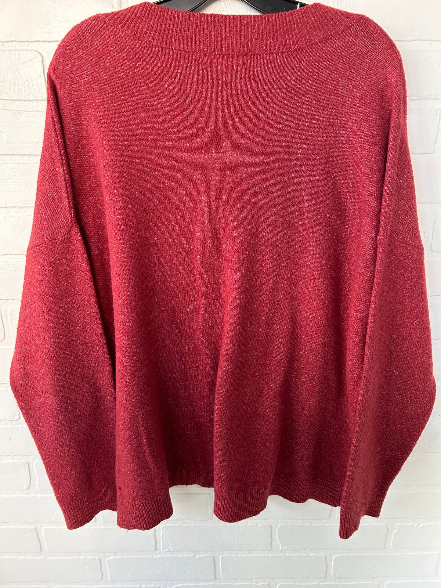 Sweater By Treasure And Bond In Red, Size: L