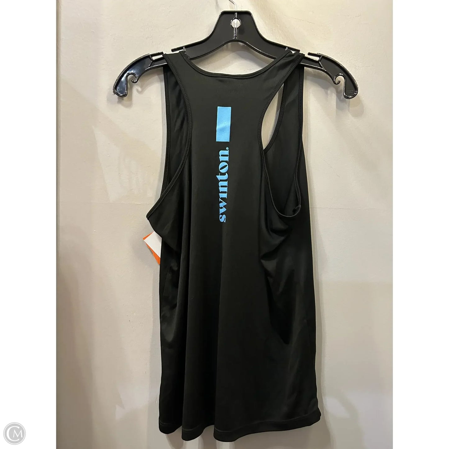 Athletic Tank Top By Cmc In Black & Blue, Size: L