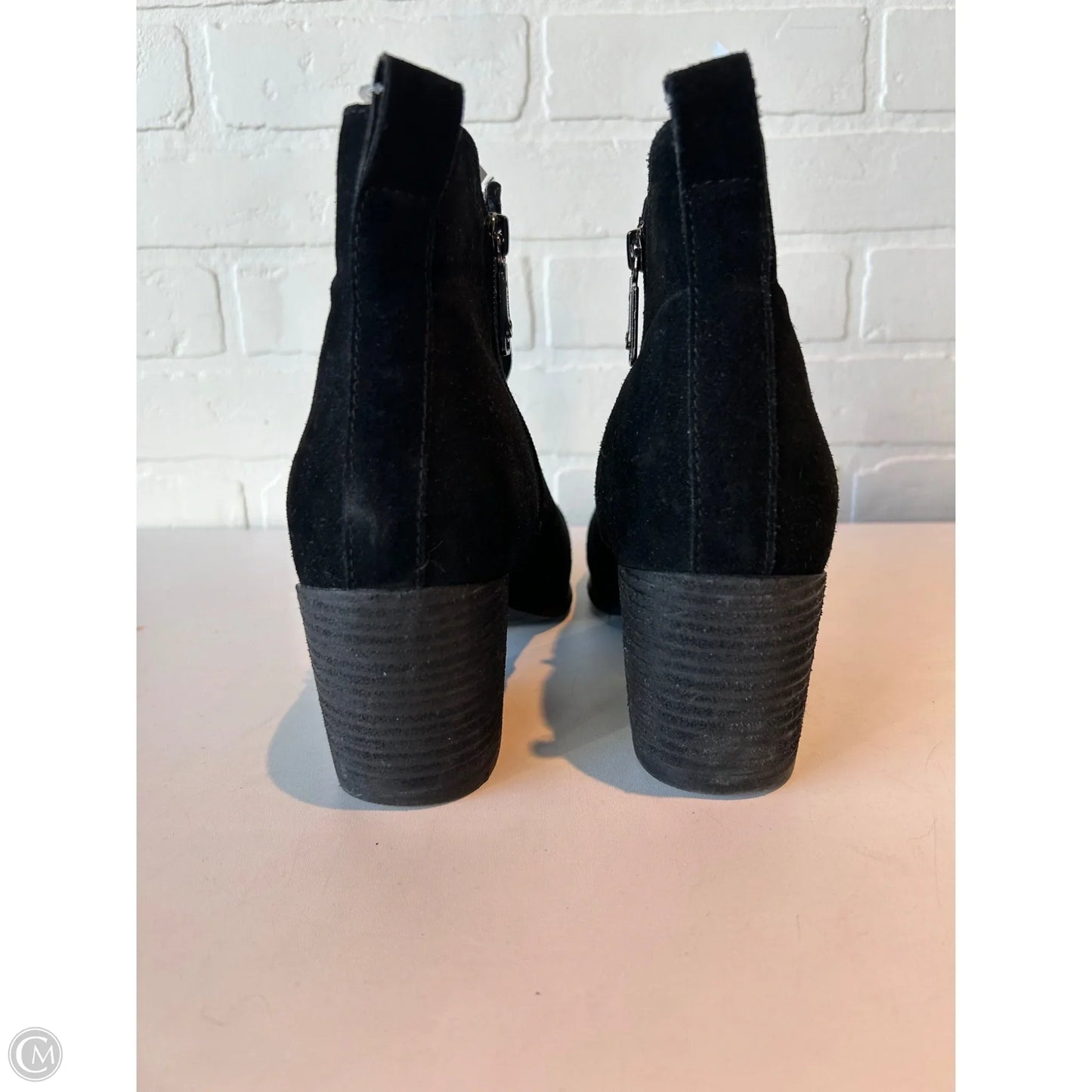 Boots Ankle Heels By Blondo In Black, Size: 10