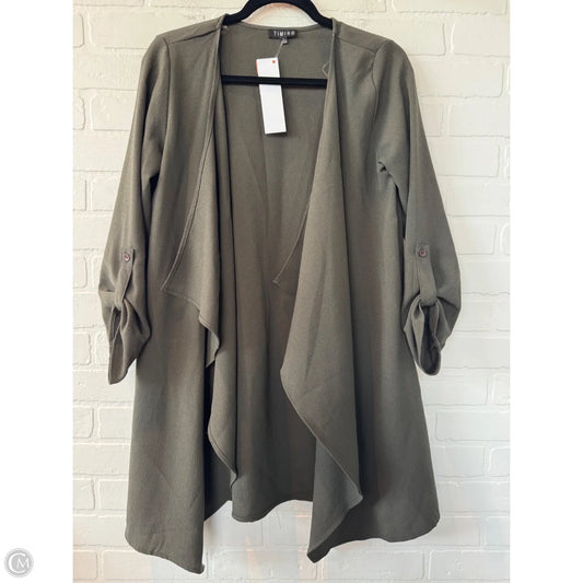 Cardigan By Timing In Green, Size: S