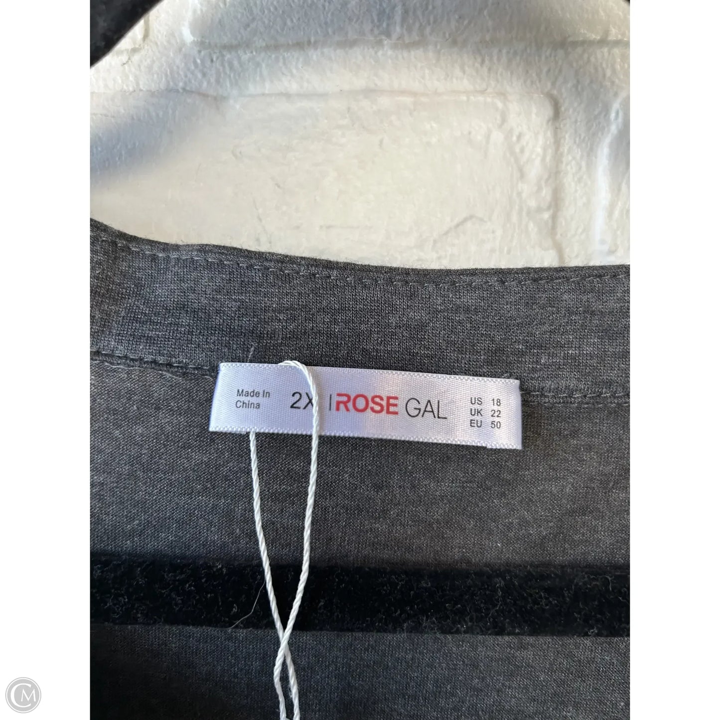 Dress Casual Midi By Cme In Grey, Size: 2x