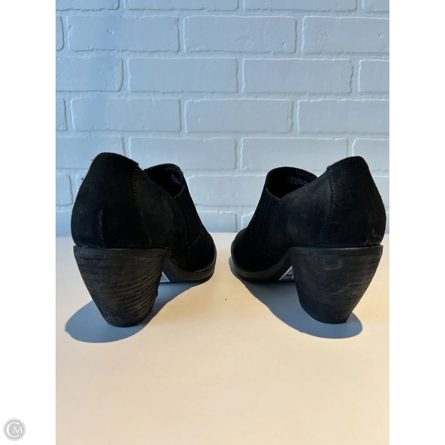 Boots Ankle Heels By Born In Black, Size: 6
