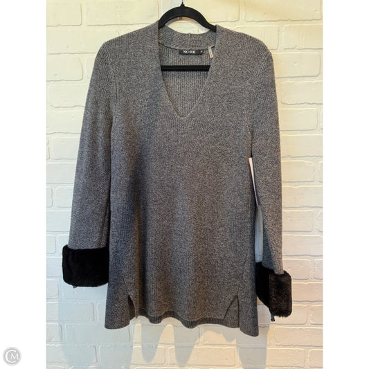 Dress Sweater By Nic + Zoe In Black & Grey, Size: Sp