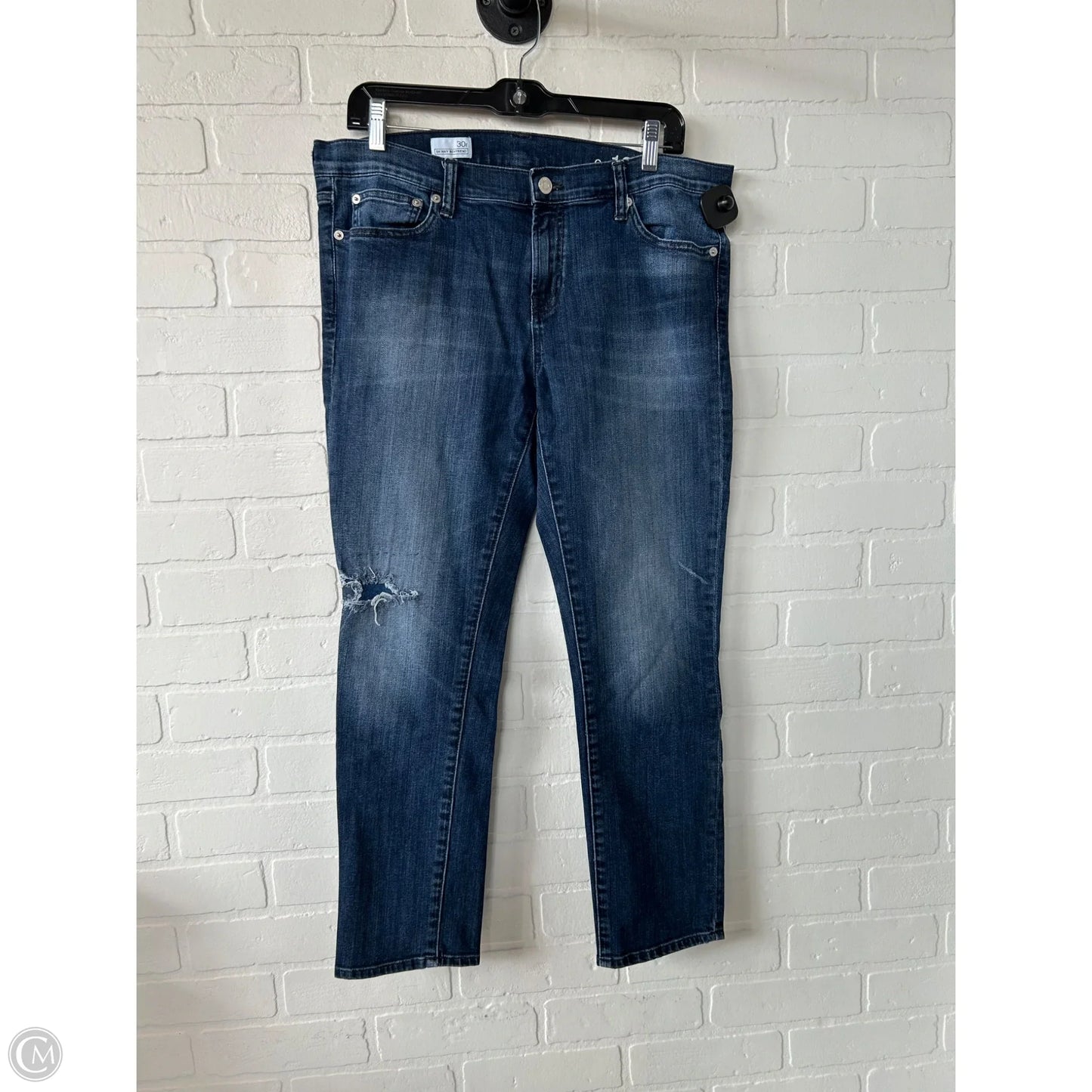 Jeans Boyfriend By Gap In Blue Denim, Size: 10