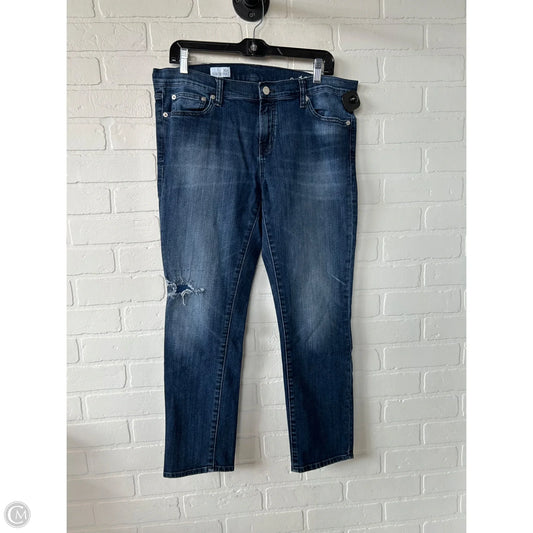 Jeans Boyfriend By Gap In Blue Denim, Size: 10