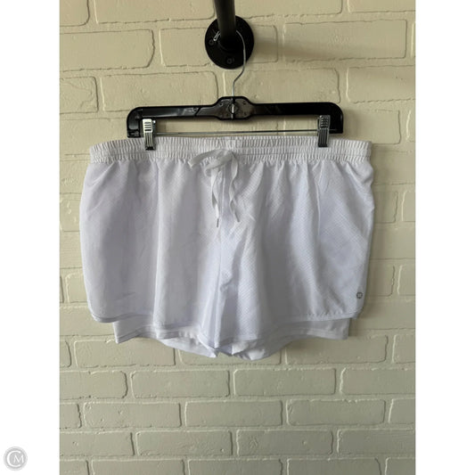 Athletic Shorts By Rbx In White, Size: 16