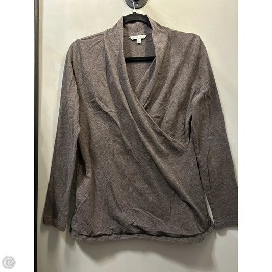 Top 3/4 Sleeve By Cabi In Brown, Size: L