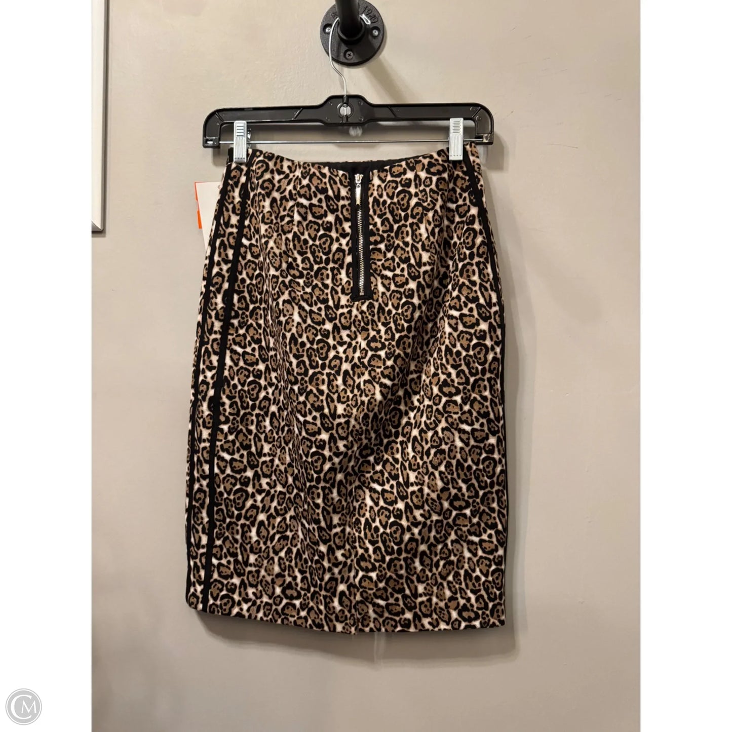 Skirt Midi By White House Black Market In Animal Print, Size: 0