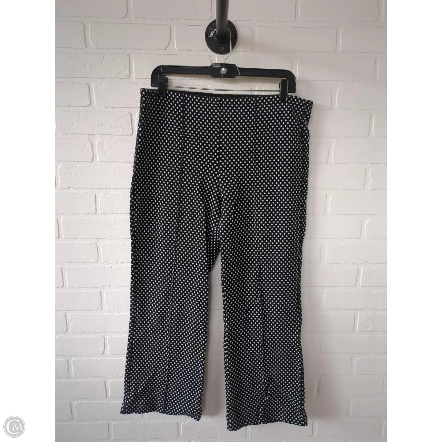 Pants Cropped By Anthropologie In Black & White, Size: 12