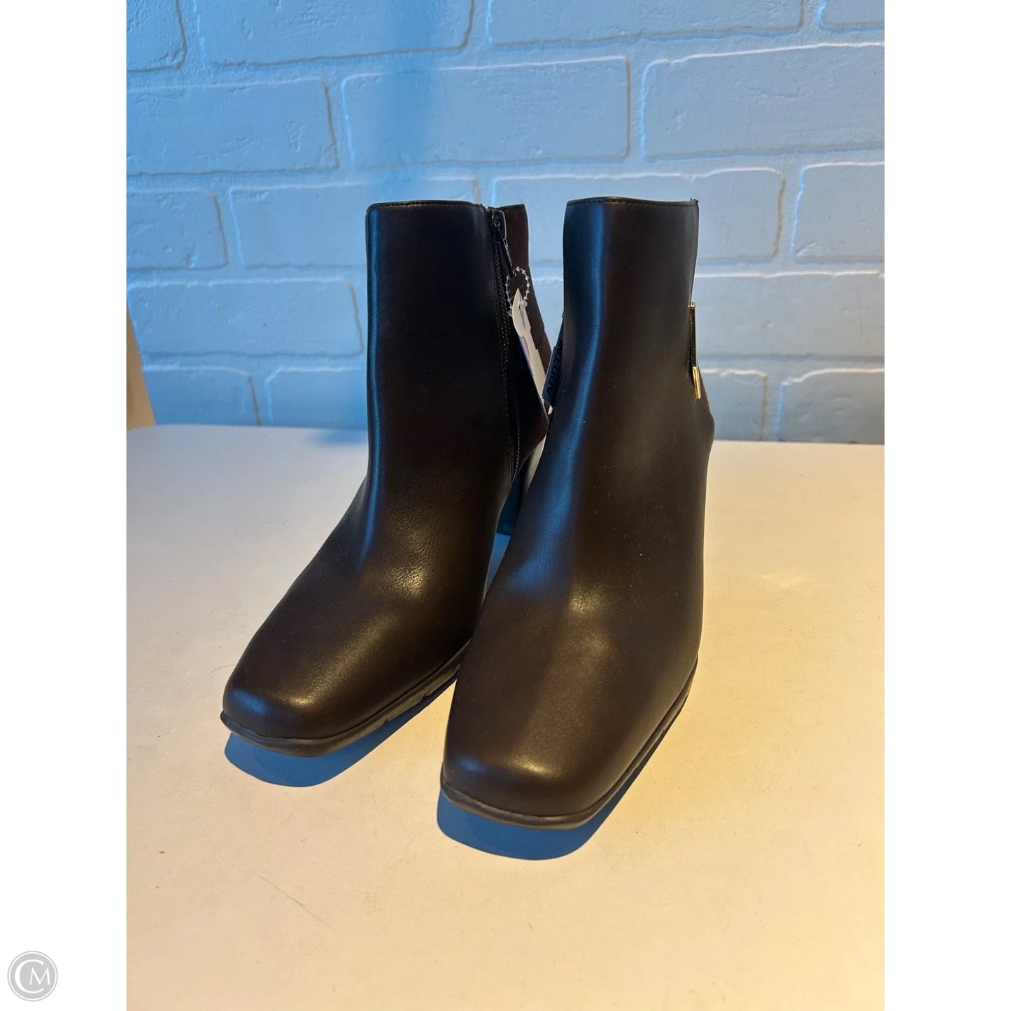 Boots Ankle Heels By Aerosoles In Brown, Size: 6