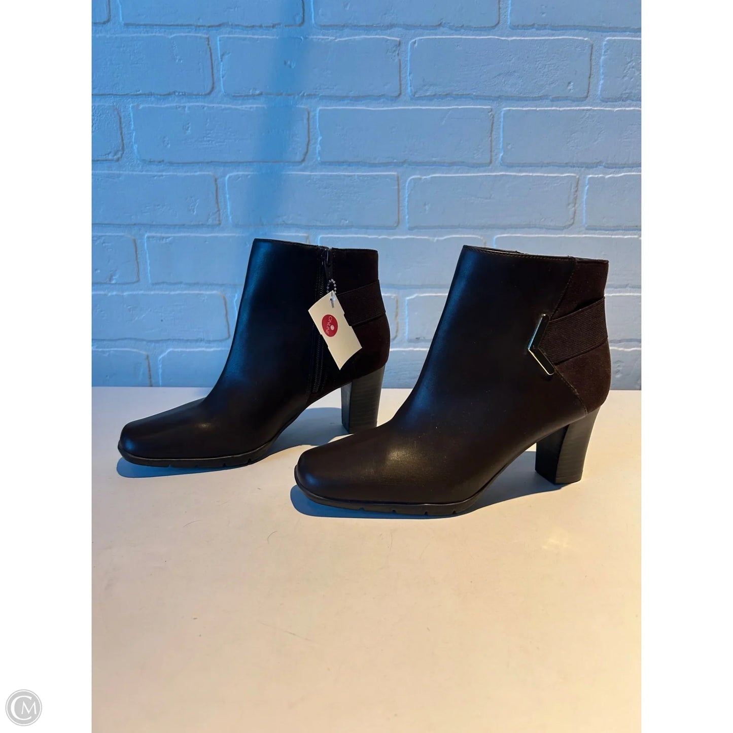 Boots Ankle Heels By Aerosoles In Brown, Size: 6