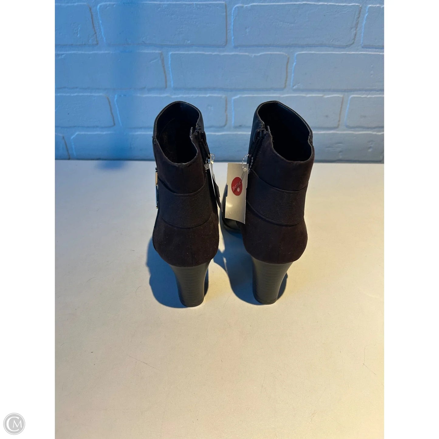 Boots Ankle Heels By Aerosoles In Brown, Size: 6