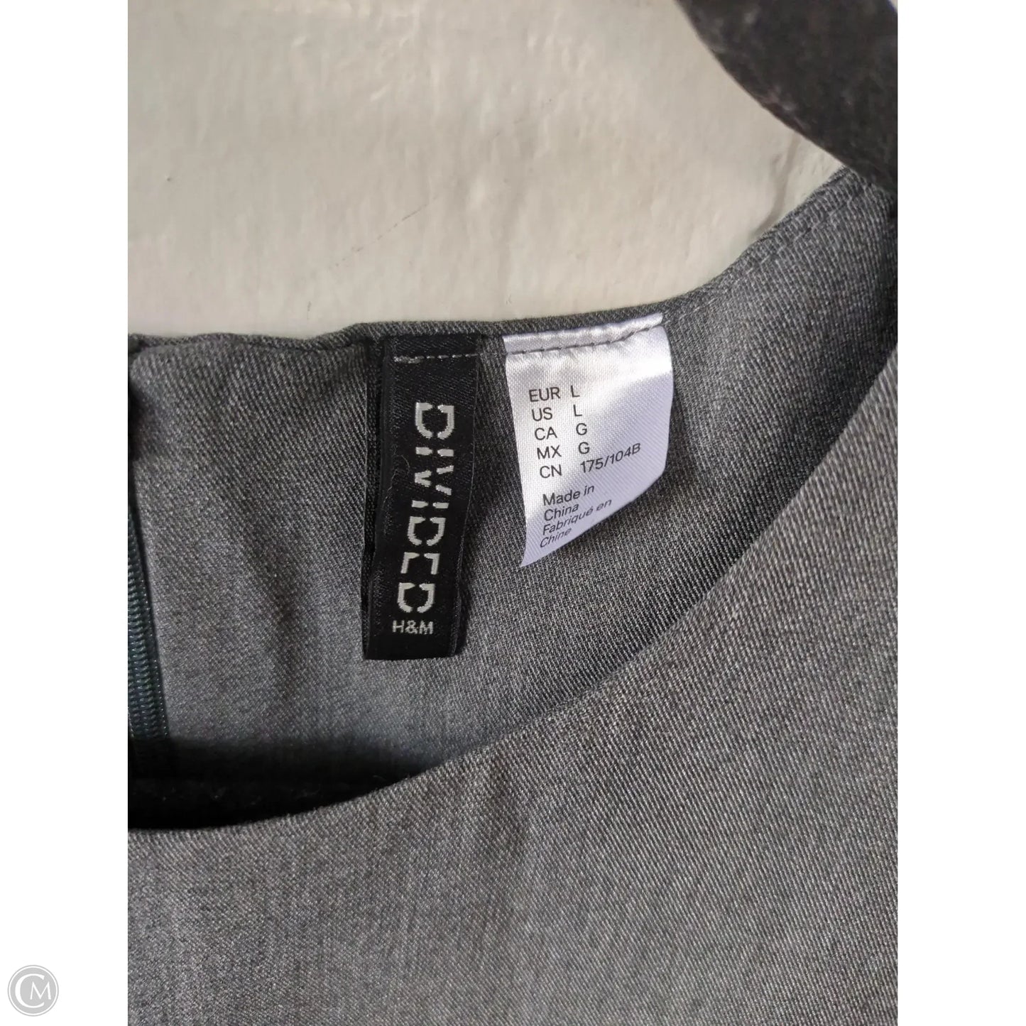 Dress Work By Divided In Grey, Size: L