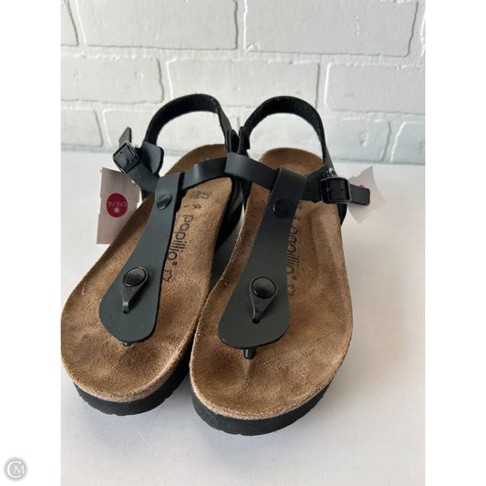 Sandals Flats By Birkenstock In Purple, Size: 6.5