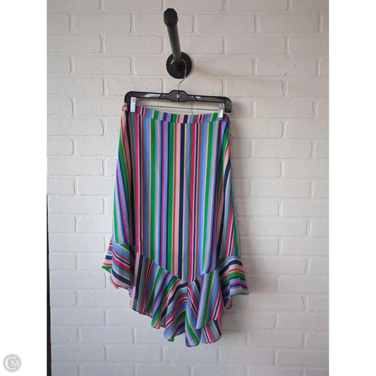 Skirt Midi By A New Day In Blue & Pink, Size: 8