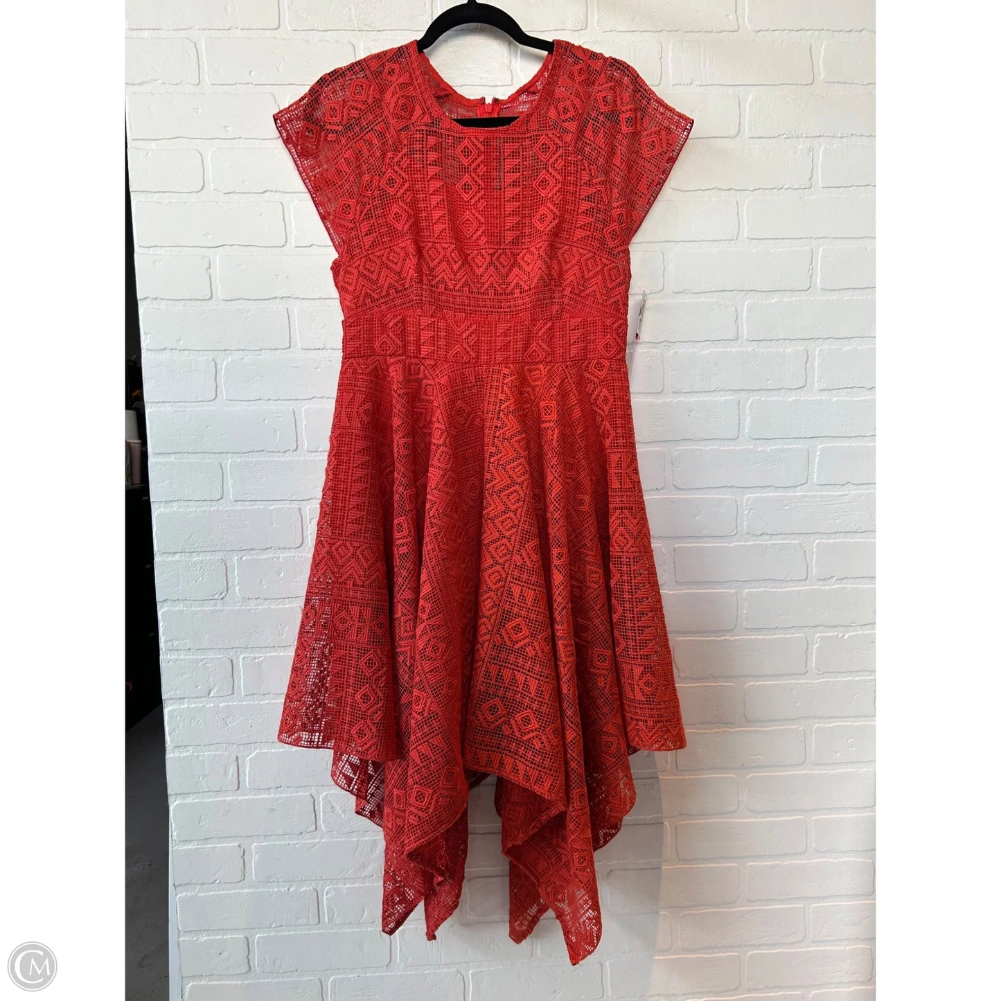 Dress Casual Midi By Maeve In Orange, Size: S