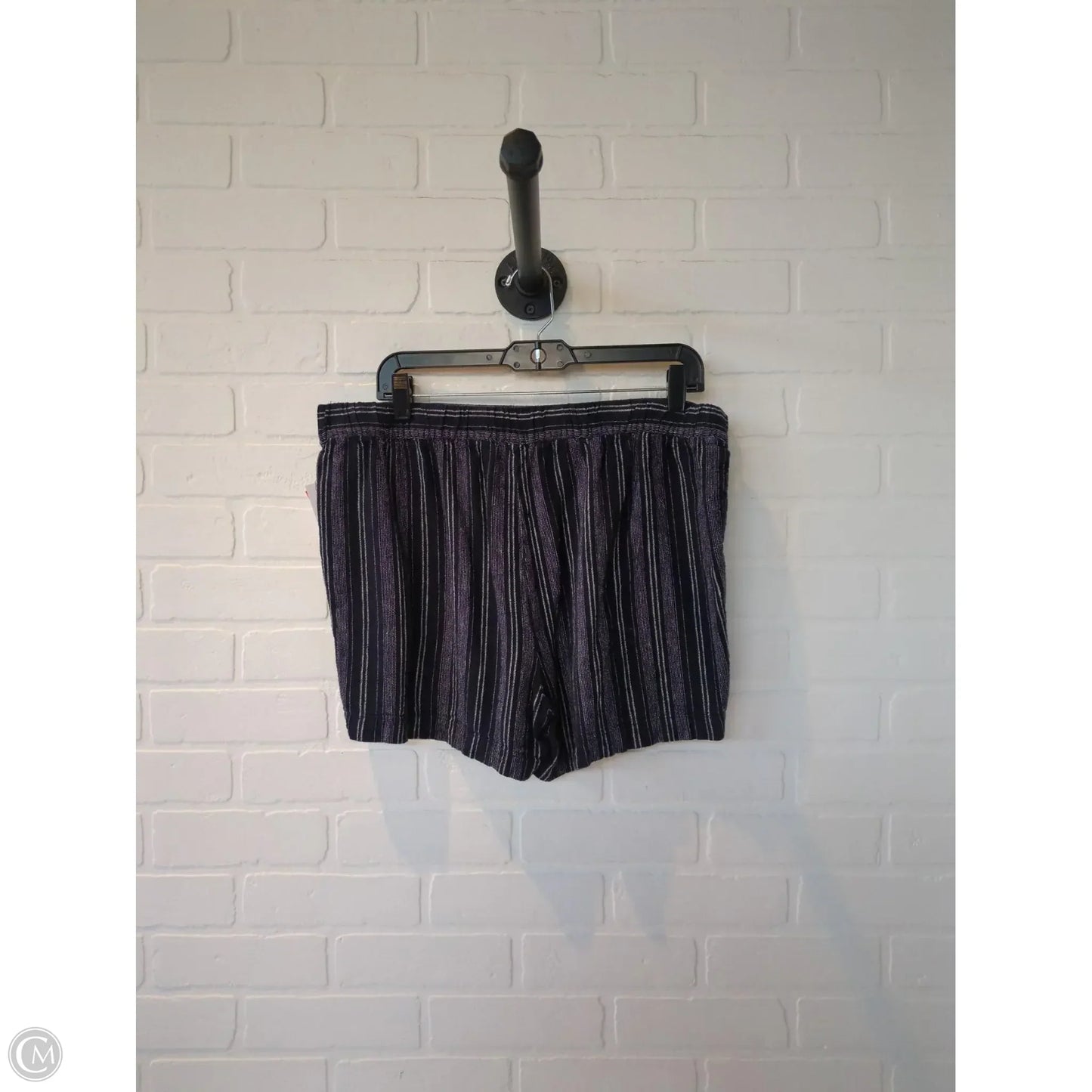 Shorts By Ellen Tracy In Blue & White, Size: 12