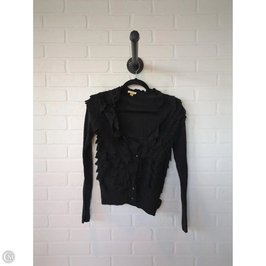 Sweater Cardigan By Leifsdottir In Black, Size: S