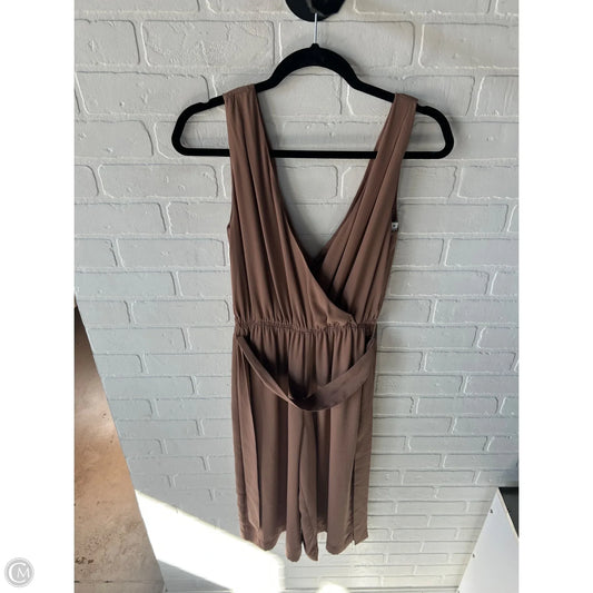 Jumpsuit By Babaton In Brown, Size: Xs