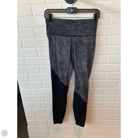 Athletic Pants By Lululemon In Black & White, Size: 6