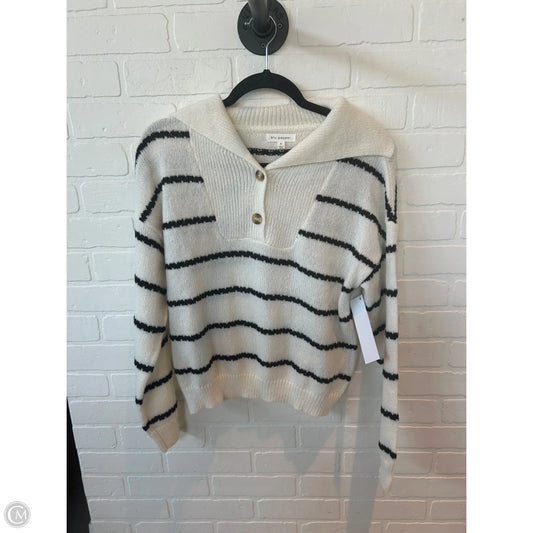 Sweater By Blu Pepper In Black & White, Size: S