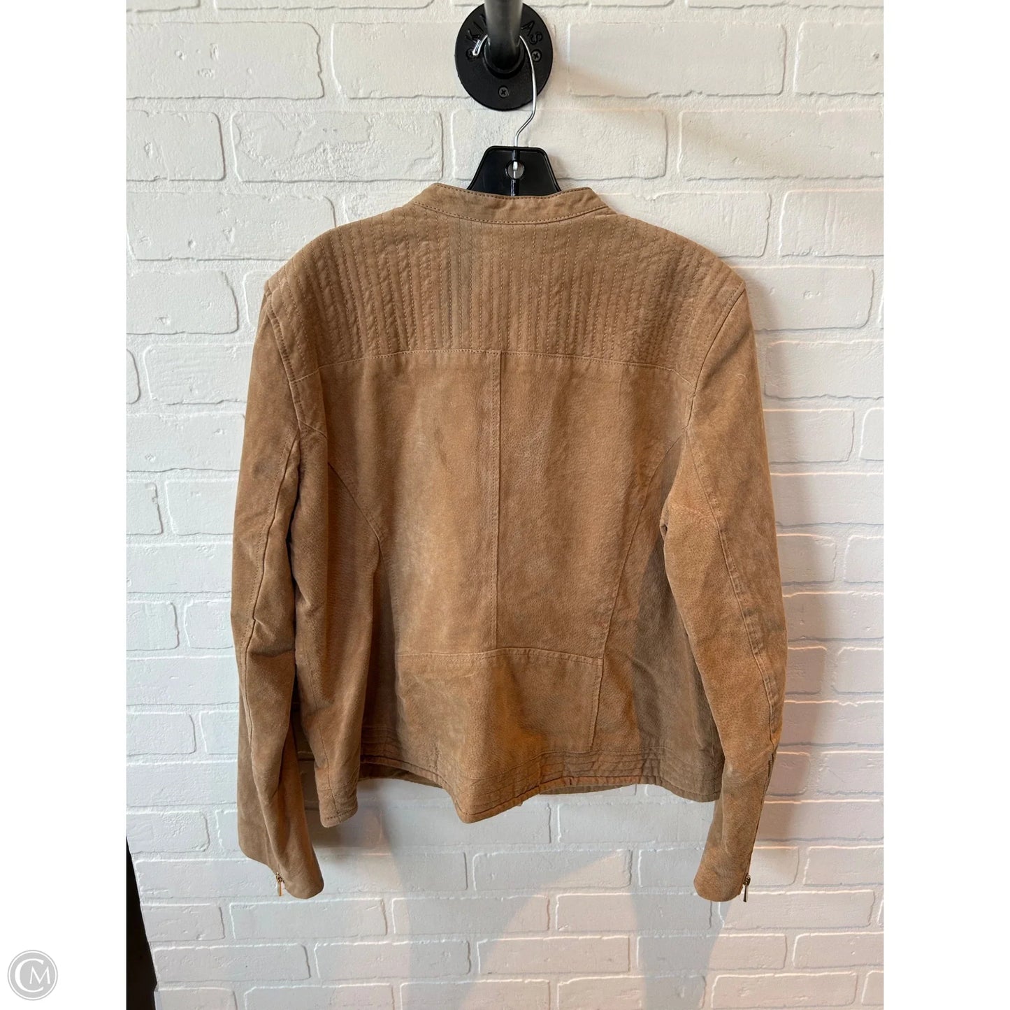 Jacket Leather By New York And Co In Brown, Size: Xl