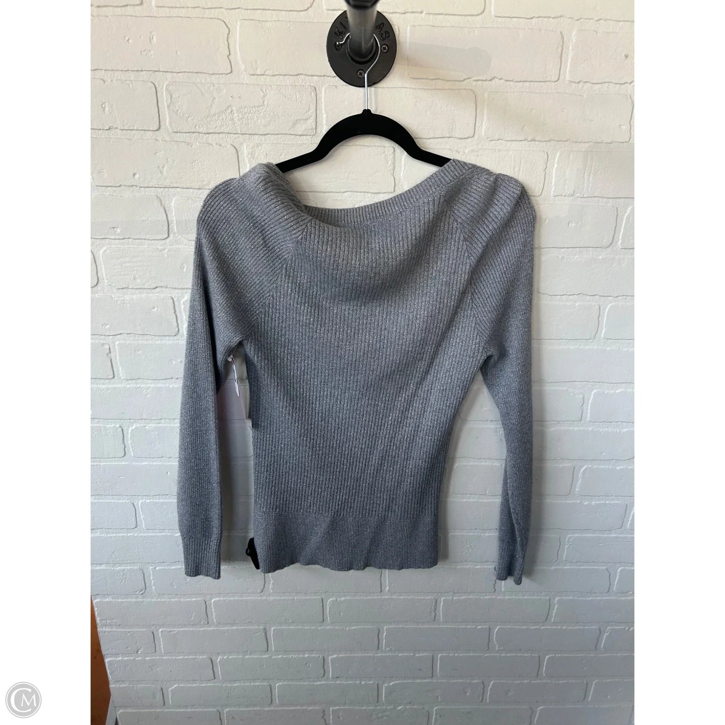 Sweater By White House Black Market In Silver, Size: M