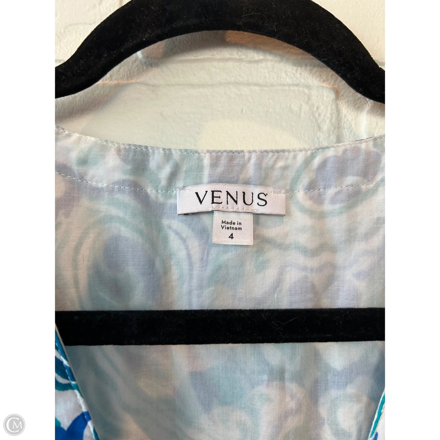 Dress Casual Maxi By Venus In Blue & Green, Size: S