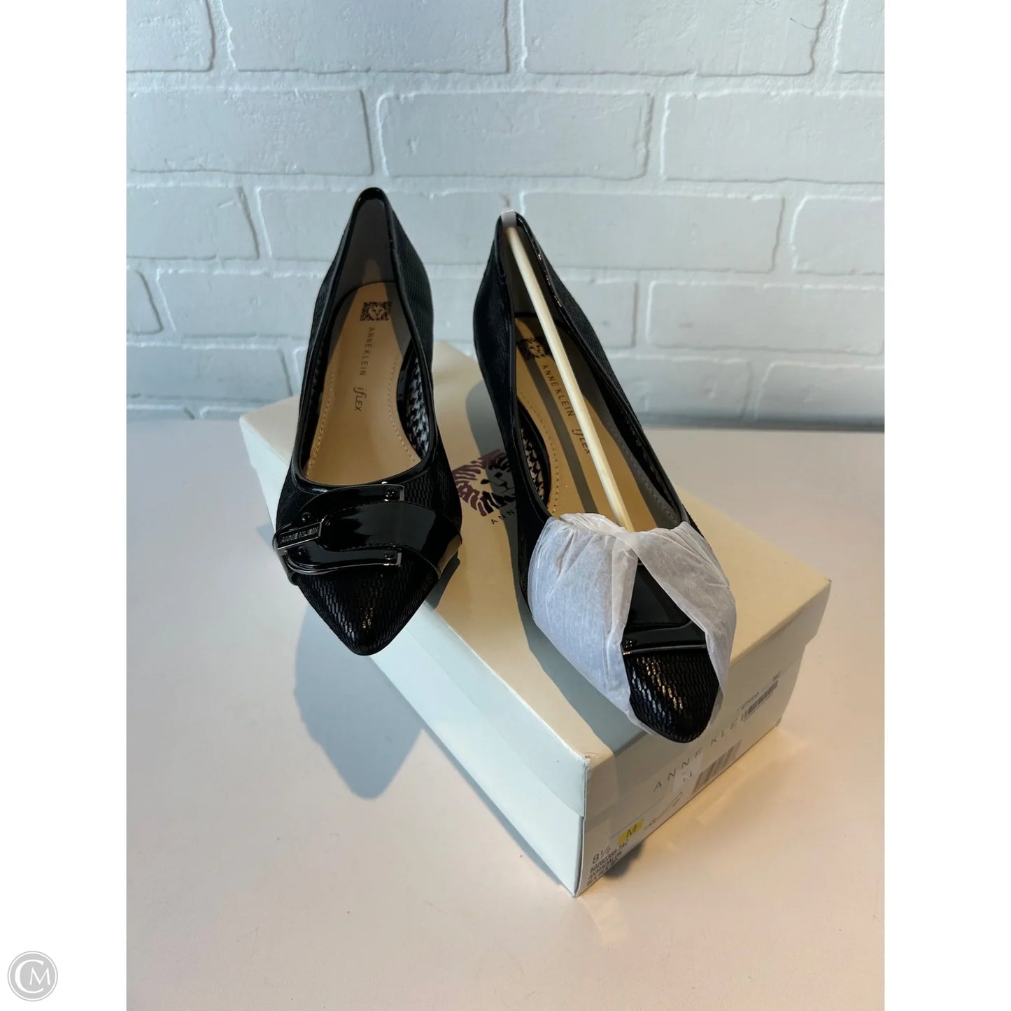 Shoes Heels Kitten By Anne Klein In Black, Size: 8.5