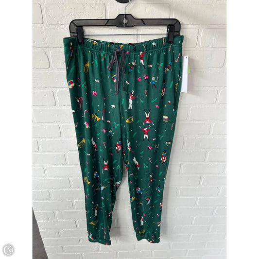 Pajama Pants By Joyspun In Green & White, Size: M