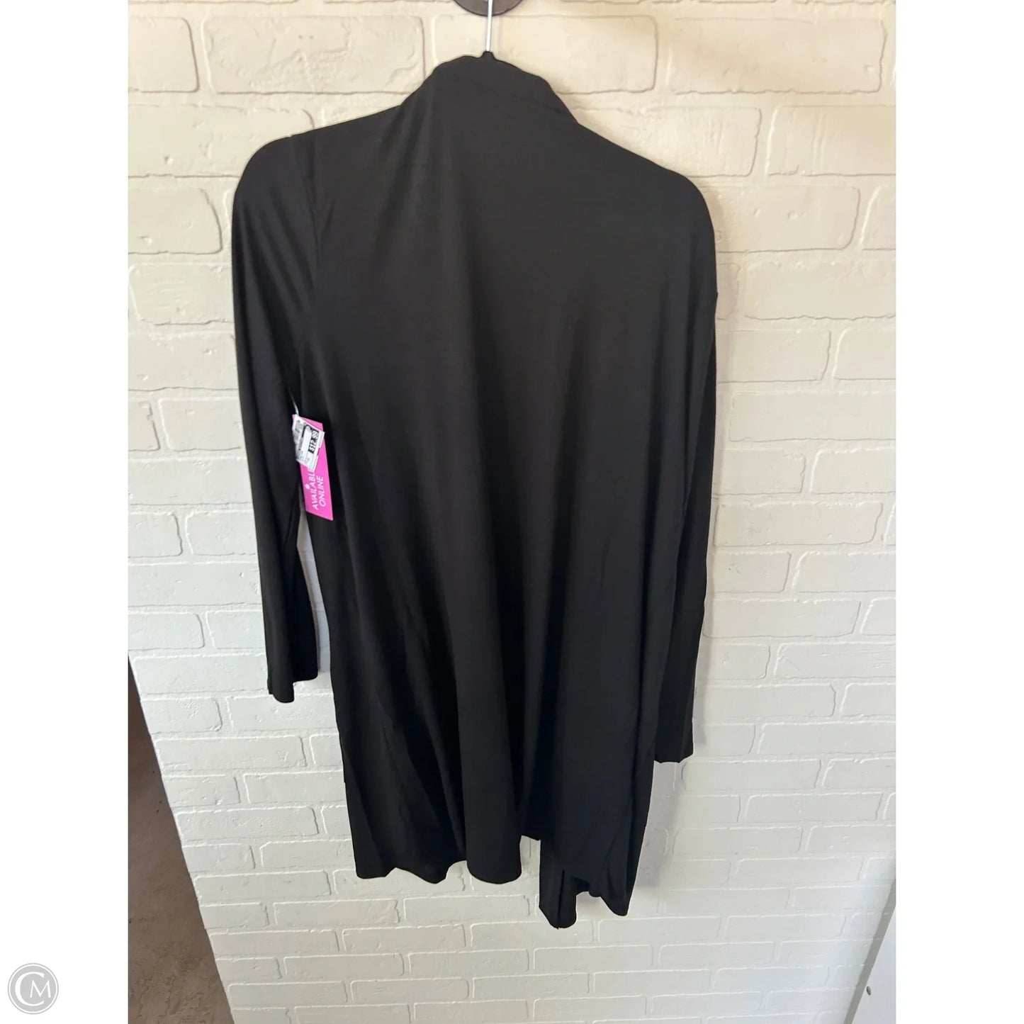 Cardigan By Zenana Outfitters In Black, Size: 1x