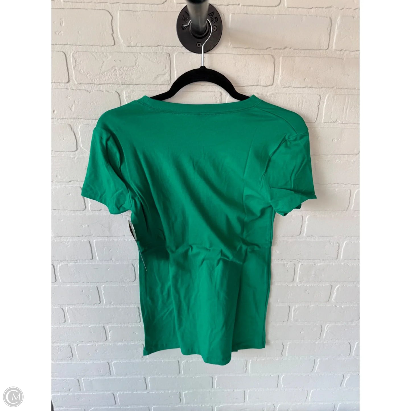 Top Short Sleeve Basic By Zenana Outfitters In Green, Size: Xl