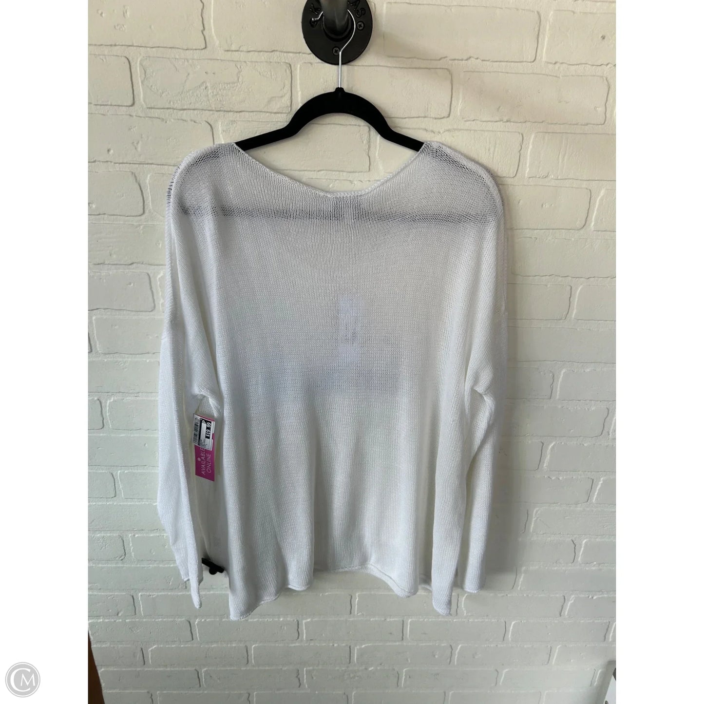 Sweater By Gilli In White, Size: L