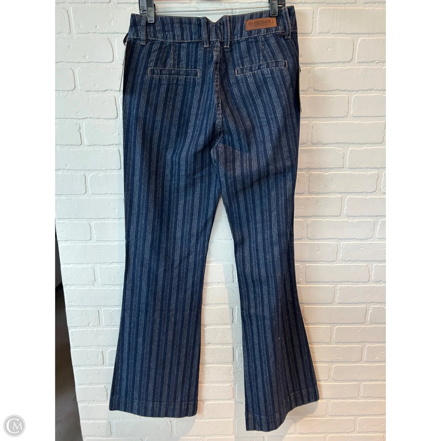 Jeans Straight By ROCK&ROLL In Blue Denim, Size: 6