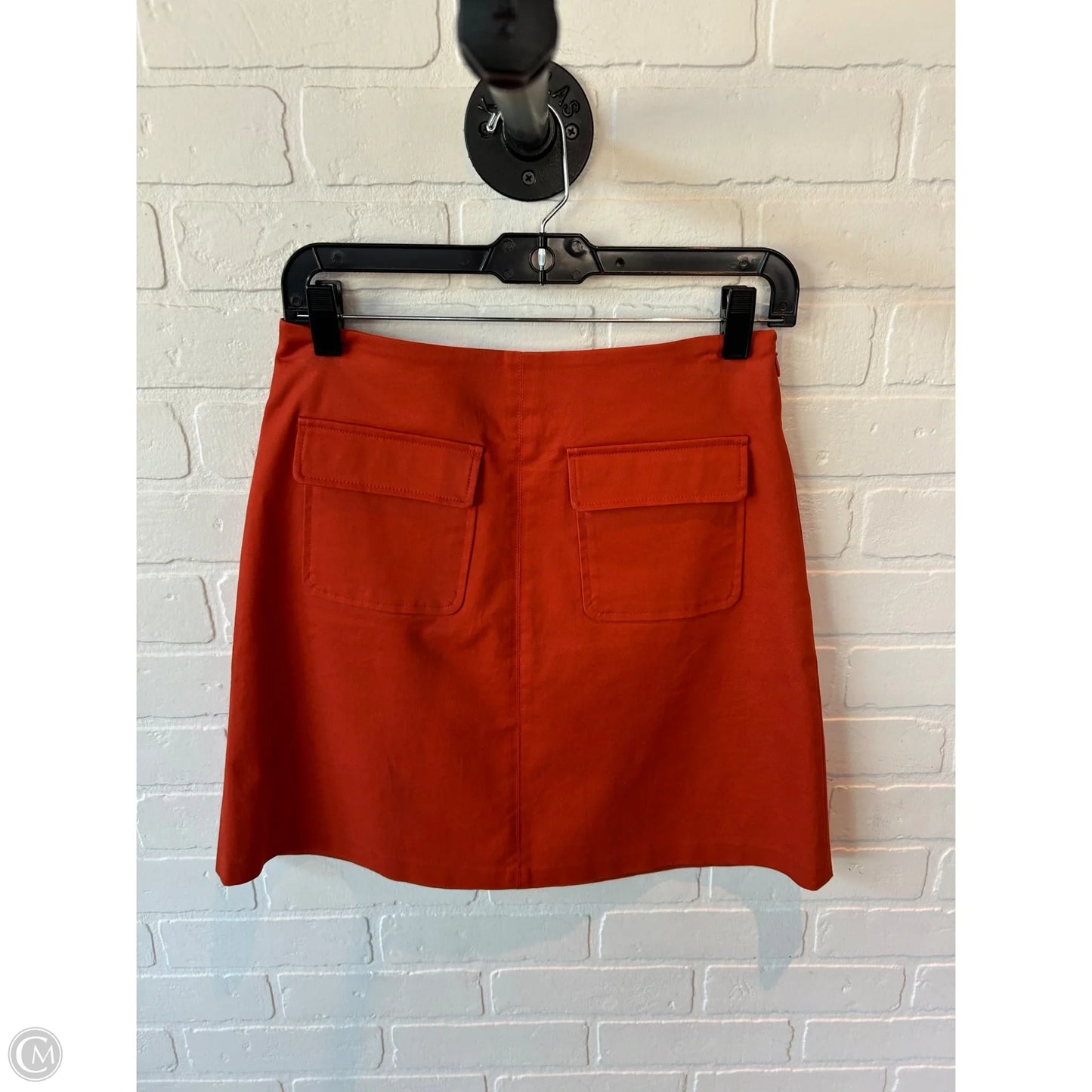 Skirt Mini & Short By Cremieux In Orange, Size: 2
