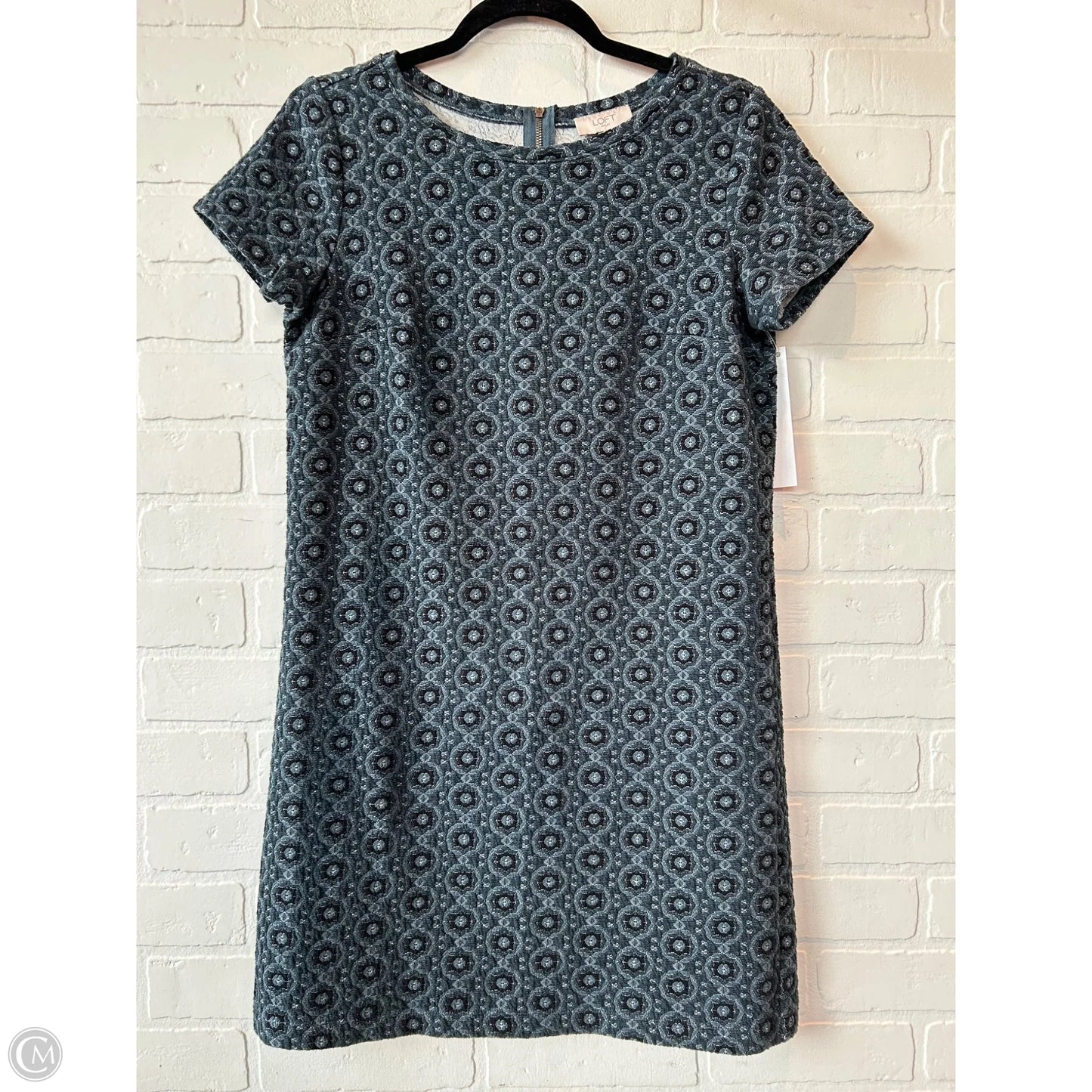 Dress Work By Loft In Black & Blue, Size: Xs