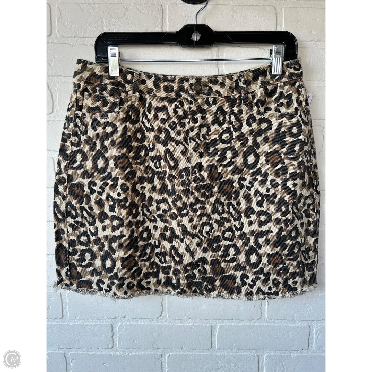 Skirt Mini & Short By Umgee In Animal Print, Size: 8