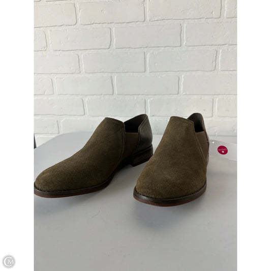 Shoes Flats By Clarks In Green, Size: 8.5