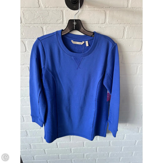 Sweatshirt Crewneck By Soft Surroundings In Blue, Size: Xsp
