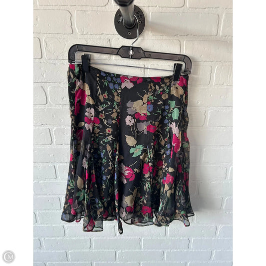 Skirt Mini & Short By Lauren By Ralph Lauren In Black & Red, Size: 2p
