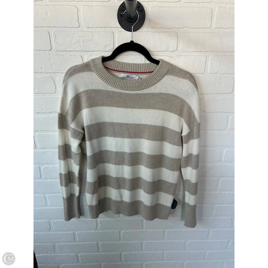 Sweater By Vineyard Vines In Tan & White, Size: Xxs