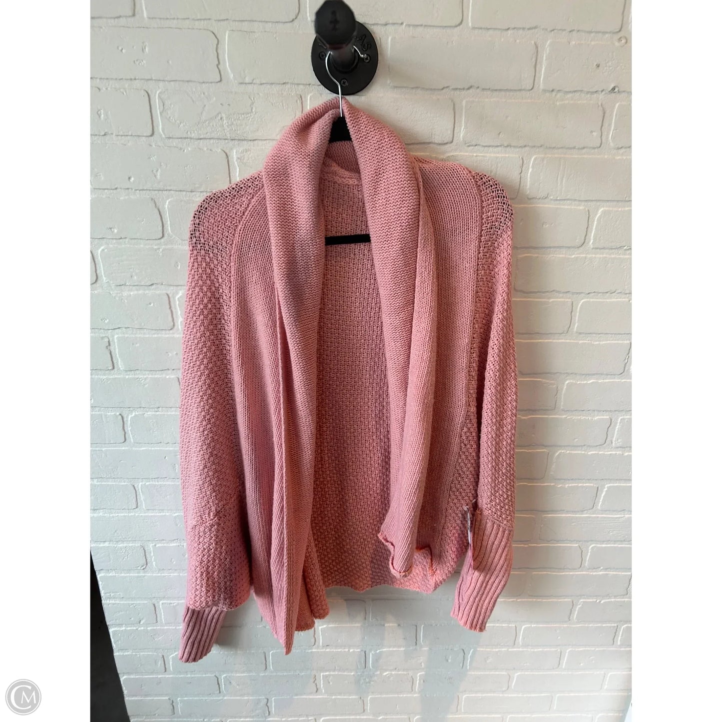 Sweater Cardigan By Clothes Mentor In Pink, Size: M