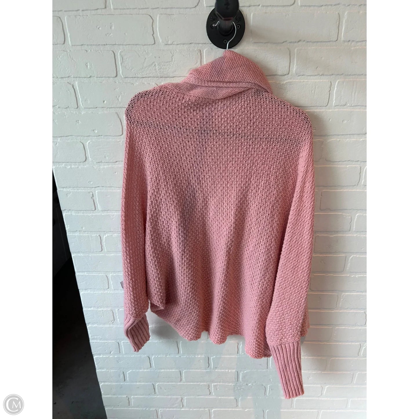 Sweater Cardigan By Clothes Mentor In Pink, Size: M