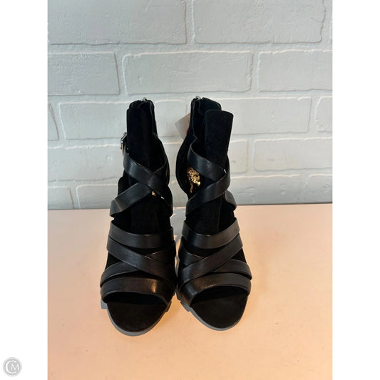 Boots Ankle Heels By Vince Camuto In Black, Size: 6