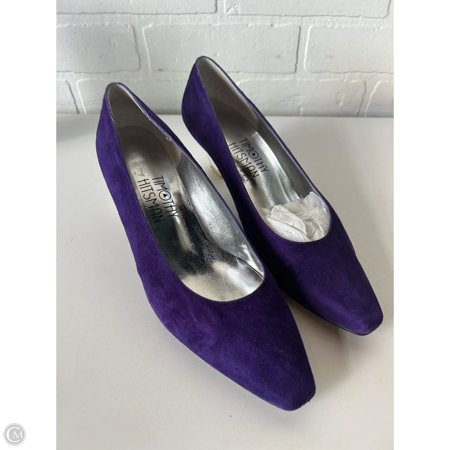 Shoes Heels Block By Cmc In Purple, Size: 10