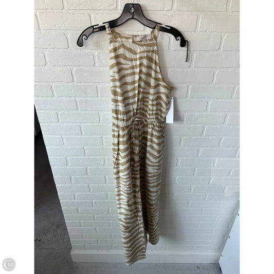 Dress Casual Maxi By Loft In Cream & Tan, Size: Xs