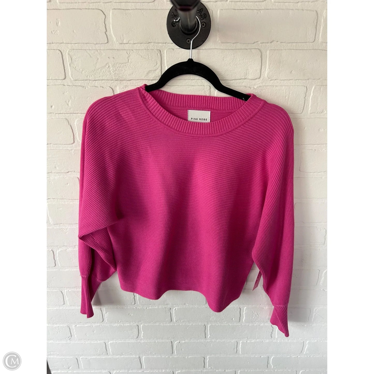 Sweater By Pink Rose In Pink, Size: L